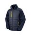 Result Unisex Adult Compass Softshell Padded Jacket (Navy/Yellow)