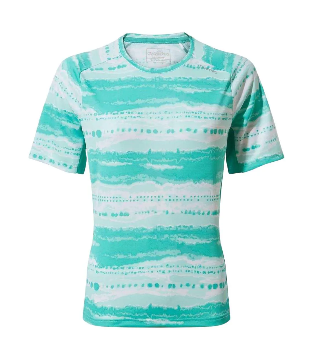 T-shirt Motif/style Imprimé Dynamic Pro Femme Turquoise Craghoppers-2