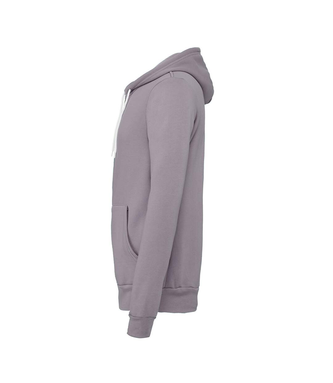 Sweat capuche unisexe gris Bella + Canvas-3