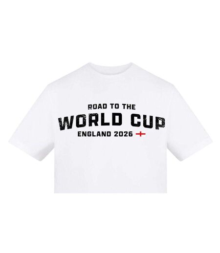 Mens England Football T-shirt White AWD