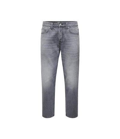 Jean Droit Gris Homme Only & Sons Sedge - W28-L32