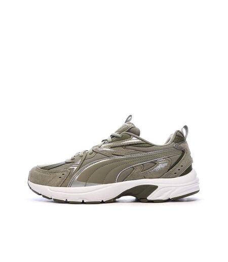 Baskets kaki homme puma milenio tech suede