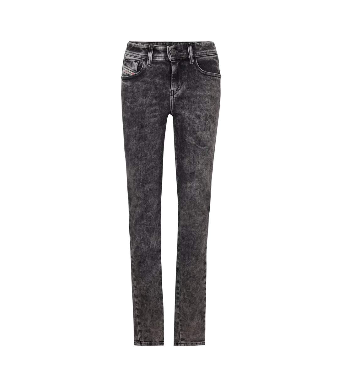 Womens/ladies Slandy Super Skinny Jeans Black Grey Diesel-2