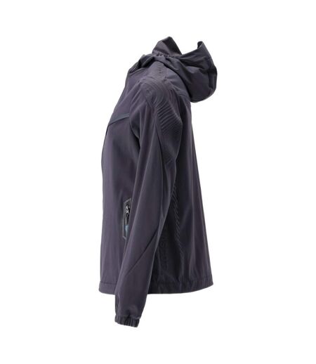 Womens/ladies Customised Stretch Hooded Jacket Dark Navy Mascot
