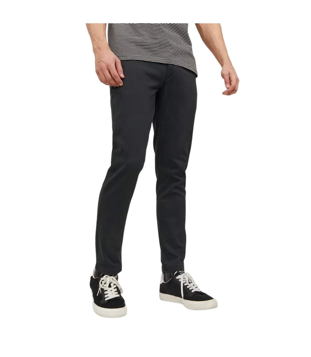 Lot De 2  Chinos Marco Homme Noir Kaki Jack And Jones-3