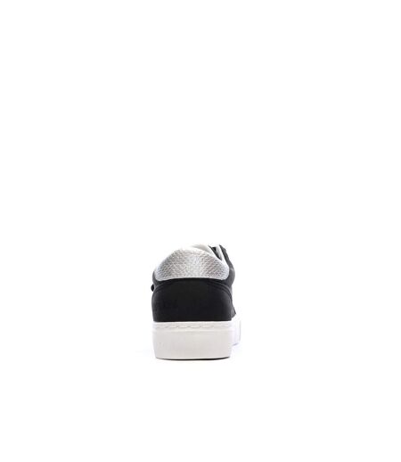 Baskets noir femme kaporal tippyk
