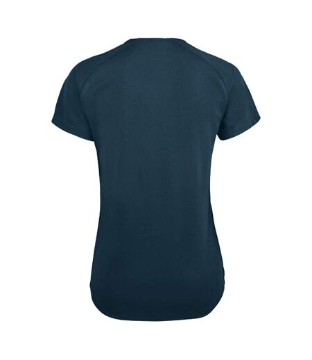 T-shirt Sporty Femme Bleu Pétrole SOLS