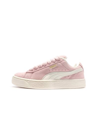 Baskets roses/mauves femme puma suede xl