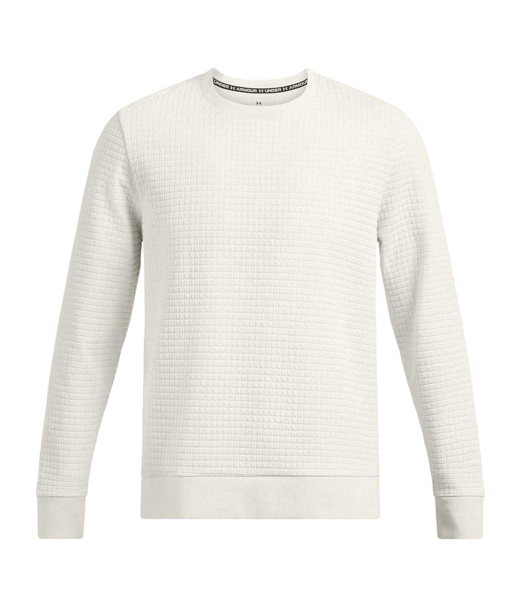 Mens Square Sweater Top White Under Armour-1