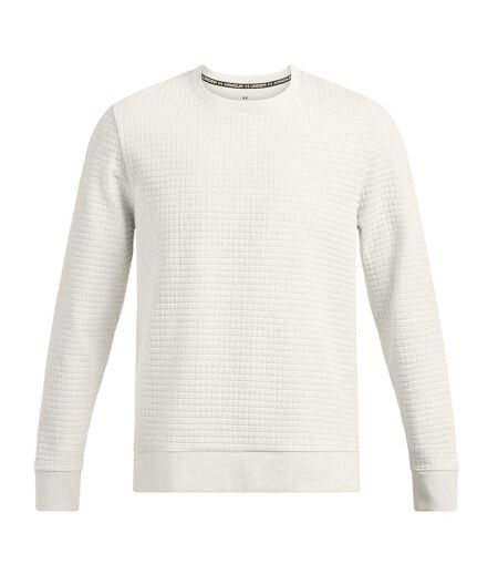 Mens Square Sweater Top White Under Armour