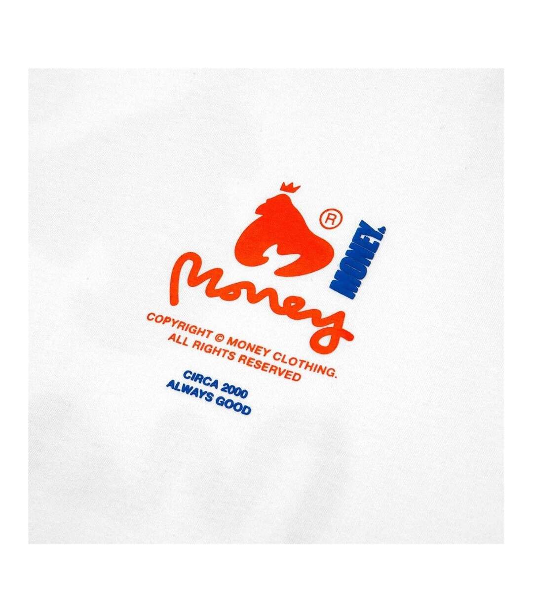T-shirt Adulte Blanc Money-3