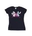 Disney T-shirt en coton Femmes/Ladies Lilo And Stitch Ohana Heart With Angel (Bleu marine) - UTBI25822-1