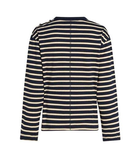Débardeur Motif/style À Rayures Femme Bleu Marine Tommy Hilfiger
