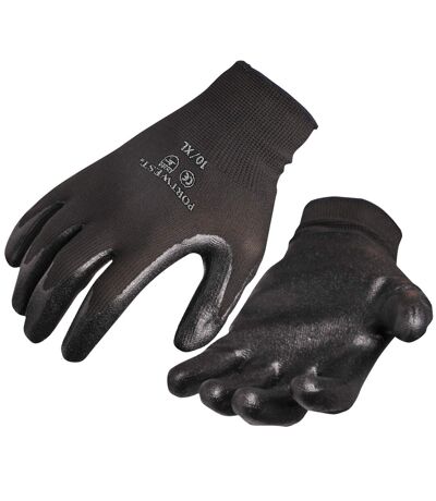 Portwest Dexti Grip Gloves (A320) / Safetywear / Workwear (Black) (XL) - UTRW998