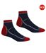 Socquettes Samaris Trail Homme Bleu Marine Rouge Foncé Regatta-1