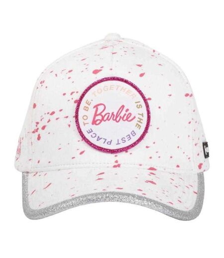 Casquette Trucker Motif/style Barbie Femme Blanc Capslab