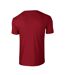 T-shirt Softstyle Adulte Rouge Foncé Gildan-2