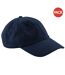 Lot de 2  casquettes adulte bleu marine Beechfield