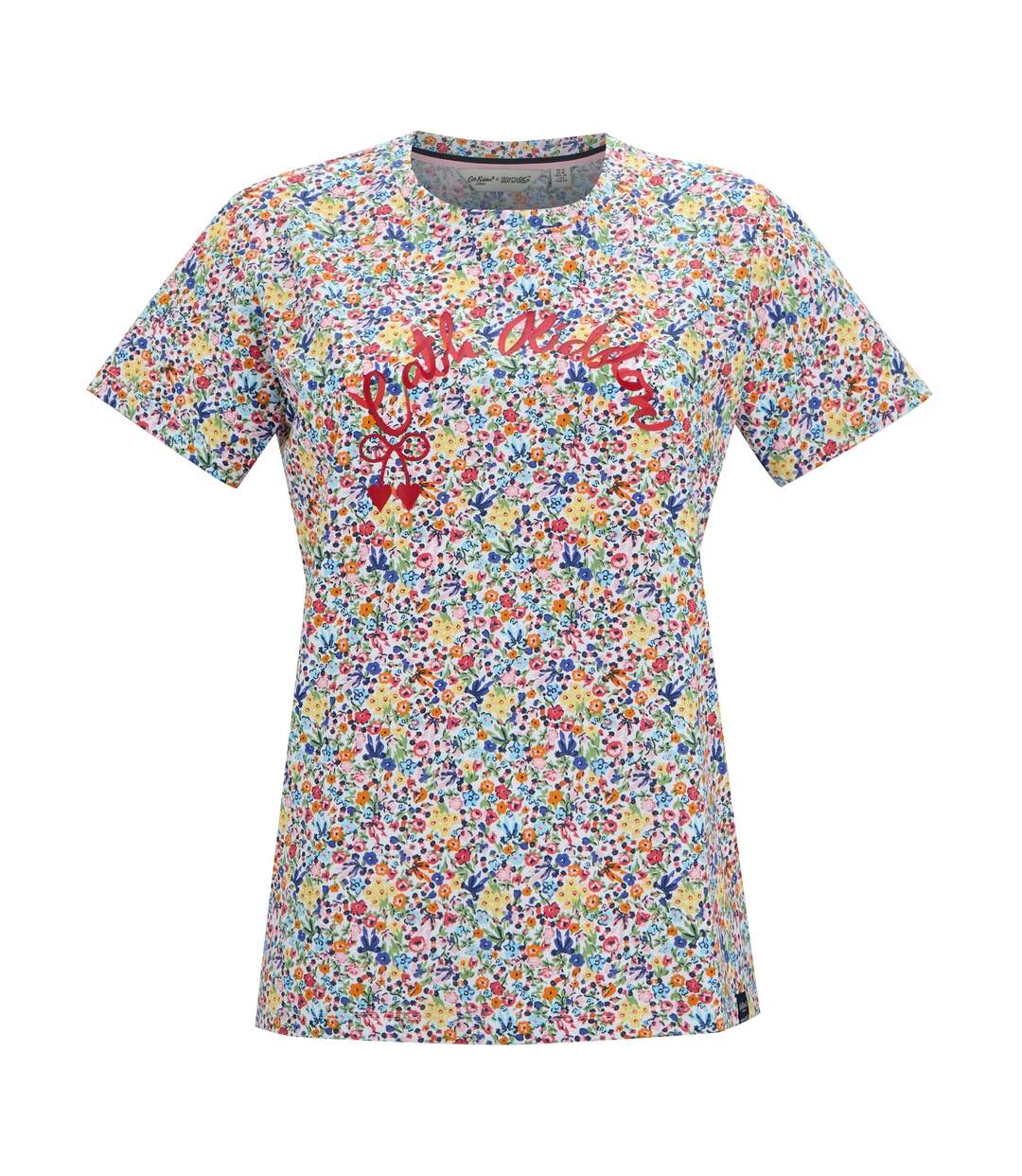 T-shirt Manches Courtes En Coton Motif/style Petites Fleurs Cath Kidston Femme Crème Harmonie Floral Regatta-2