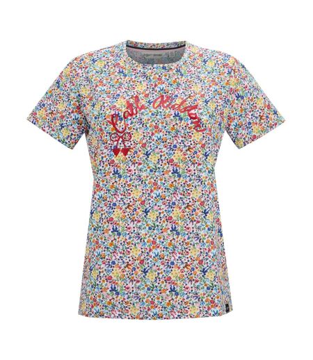 T-shirt Manches Courtes En Coton Motif/style Petites Fleurs Cath Kidston Femme Crème Harmonie Floral Regatta