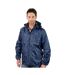 Result Mens Core Adult Windcheater Water Repellent Windproof Jacket (Navy Blue) - UTBC897