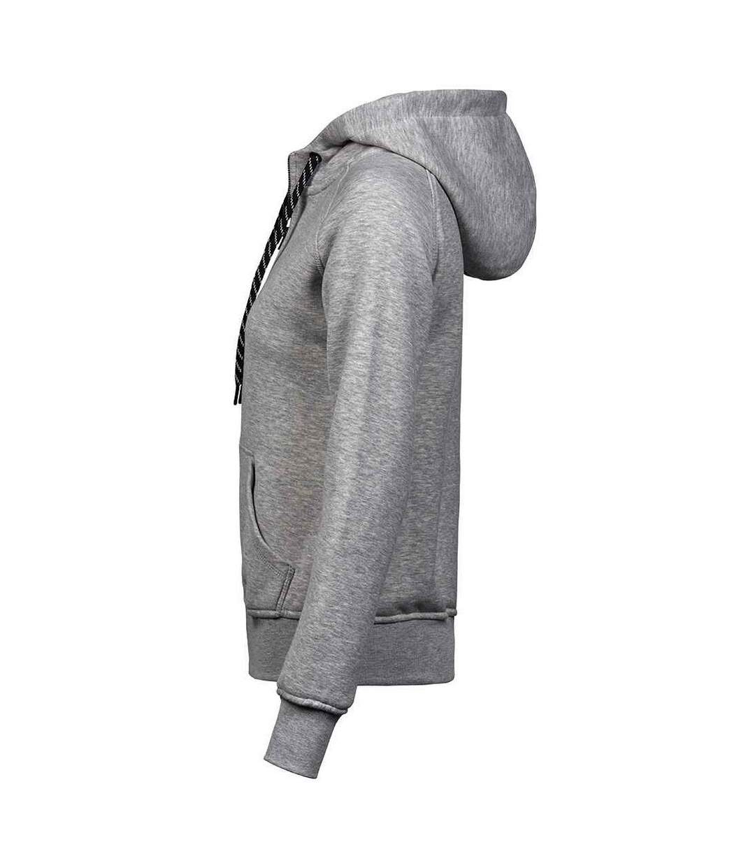 Veste À Capuche Fashion Femme Gris Chiné Tee Jays-3