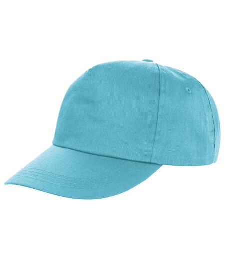 Houston 5 panel cap aqua Result Headwear