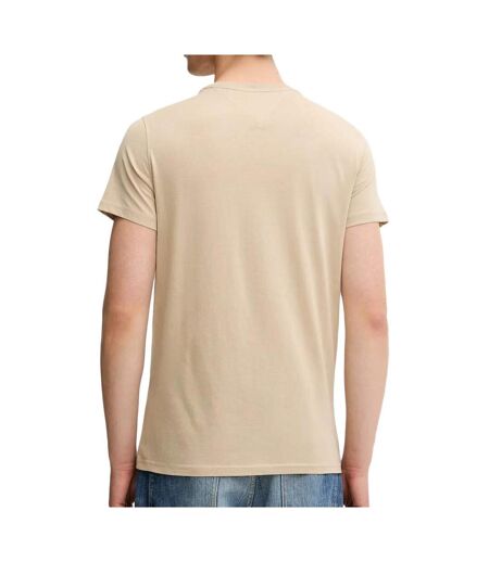 T-shirt beige foncé homme tommy hilfiger tjm xslim jersey