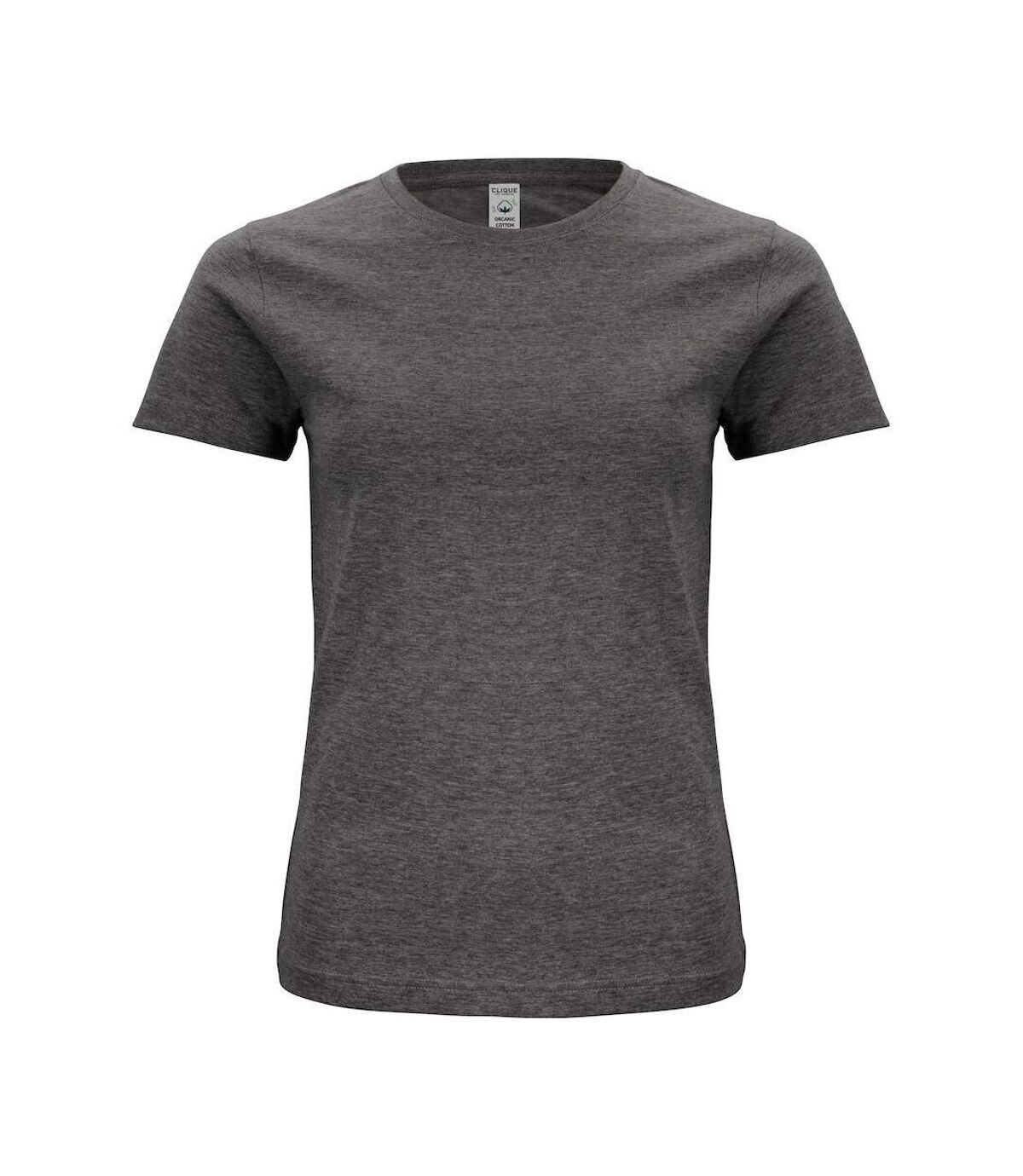 Clique Womens/Ladies Cotton T-Shirt (Anthracite Melange)