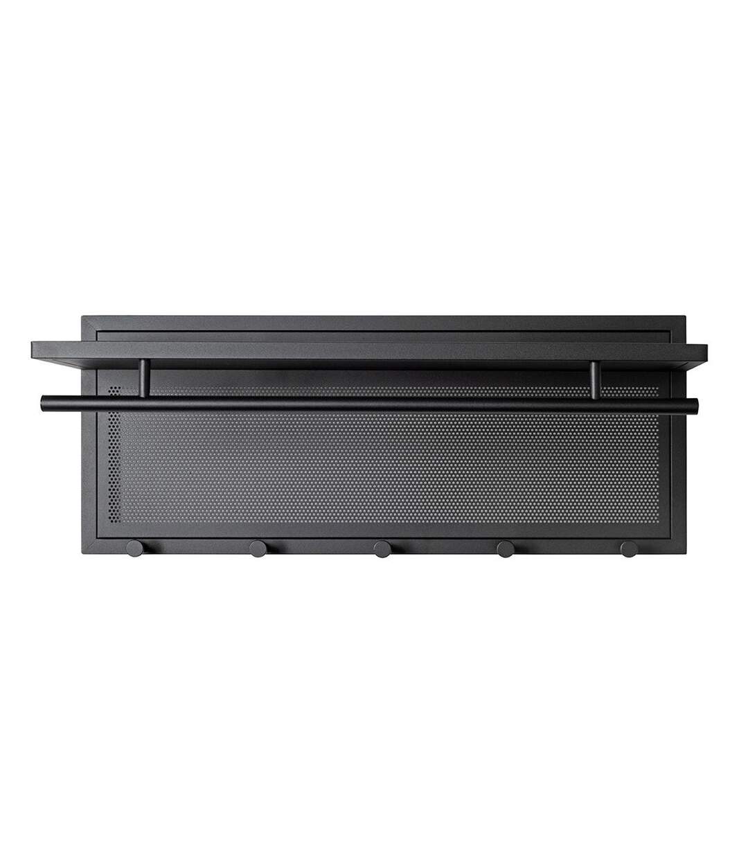 Patère Murale en Métal Paulo 75cm Noir-2
