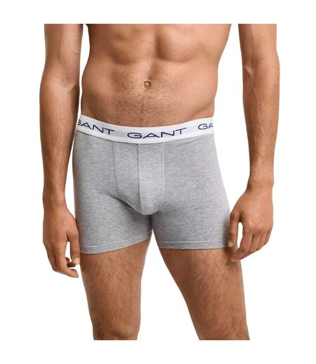 Pack Of 3  Mens Cotton Blend Briefs  Grey Black White Gant