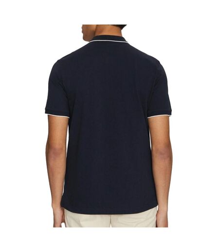 Polo marine homme calvin klein jeans stretch - m