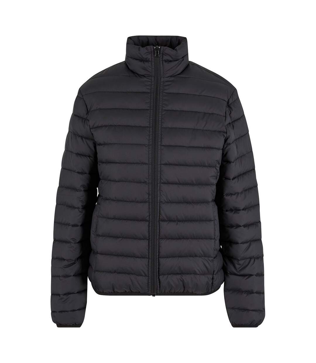 Womens/ladies lightweight puffer jacket black New Morning Studios-1