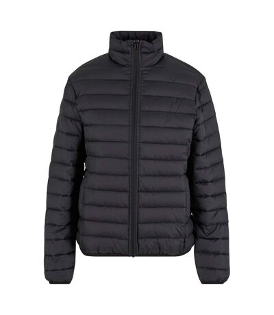 Womens/ladies lightweight puffer jacket black New Morning Studios