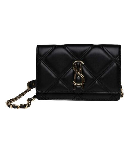 Womens/ladies Bendue Crossbody Bag One Size Black Gold Steve Madden