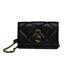 Womens/ladies Bendue Crossbody Bag One Size Black Gold Steve Madden-1