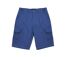CHALLENGER INCA : Bermuda homme bleu indigo en coton à taille élastiquée style décontracté-1