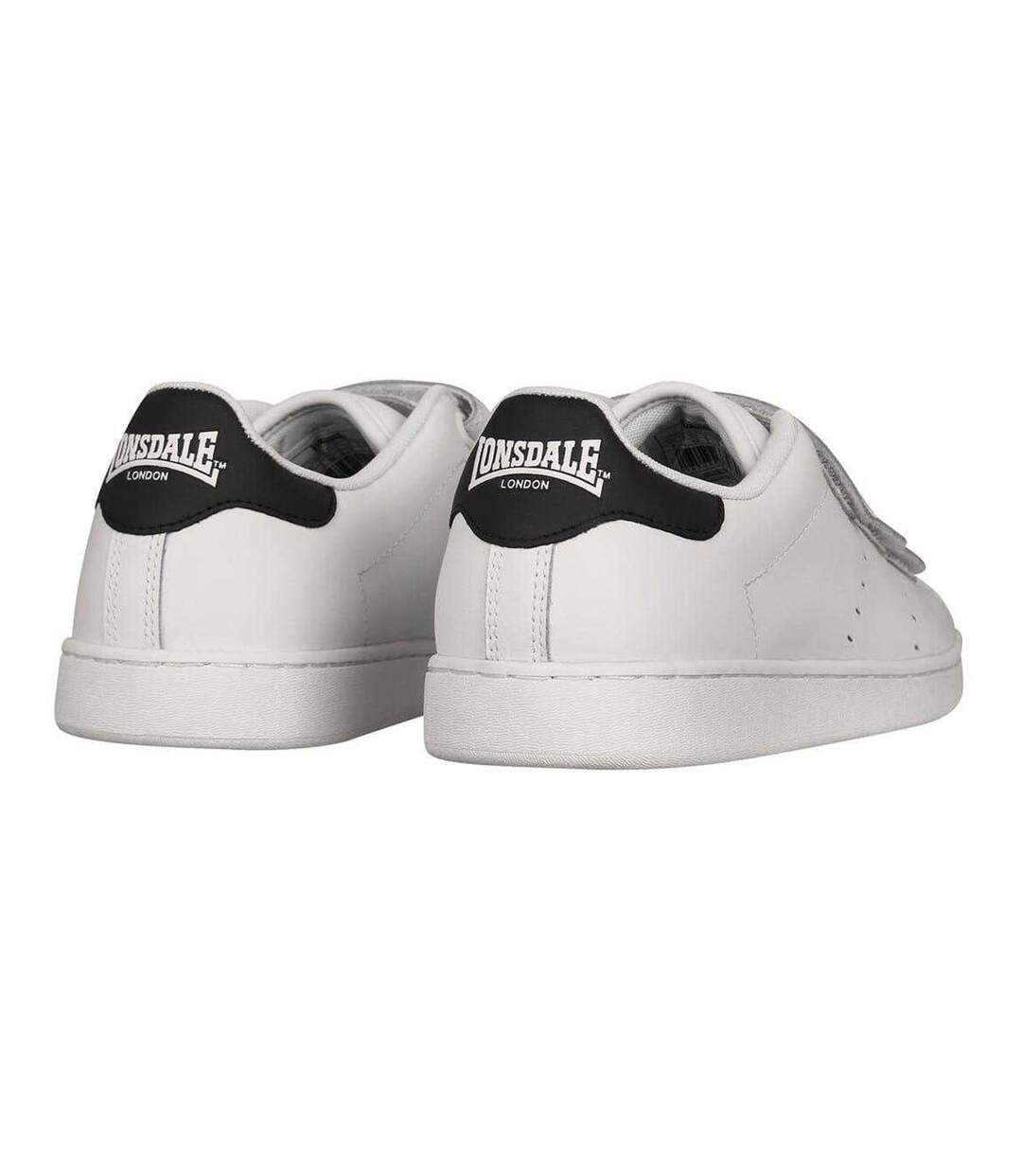 Baskets Leyton Homme Blanc Bleu Marine Lonsdale-2