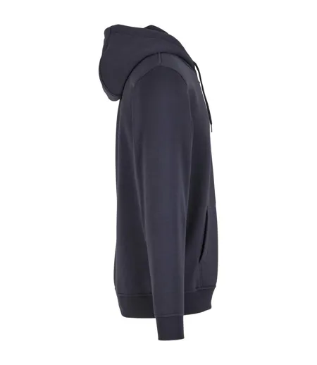 Sweat À Capuche Zippé Hommes Bleu Marine Build Your Brand