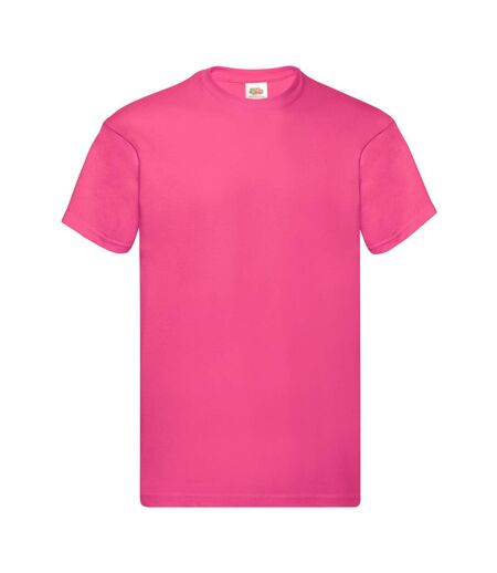 T-shirt Original Homme Fuchsia Fruit Of The Loom
