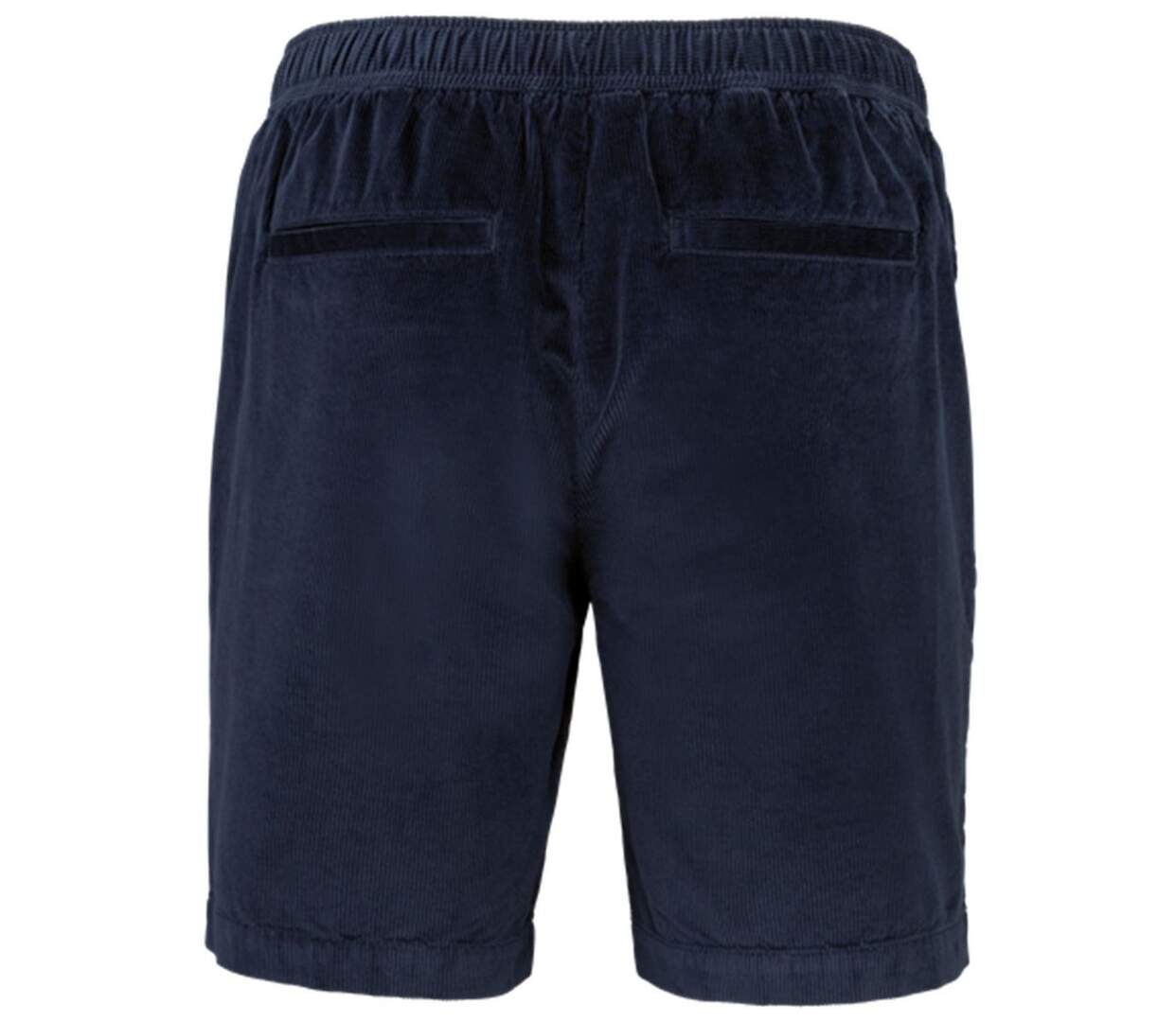 Short en velours côtelé - Homme - PATS742 - bleu marine-3