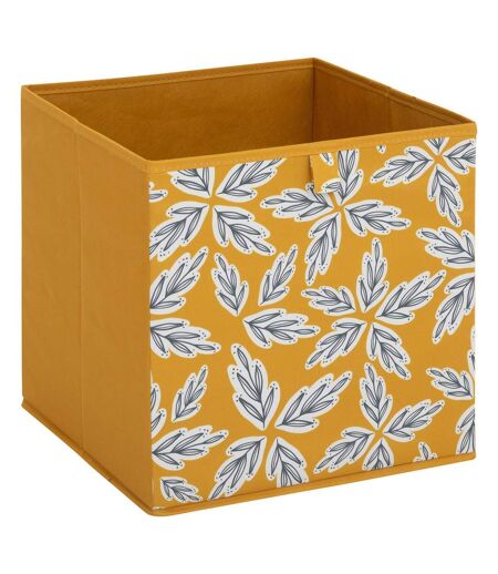 Lot de 6 boites de rangement FOLIA - L. 31 x l.31 x H. 31 cm - Jaune