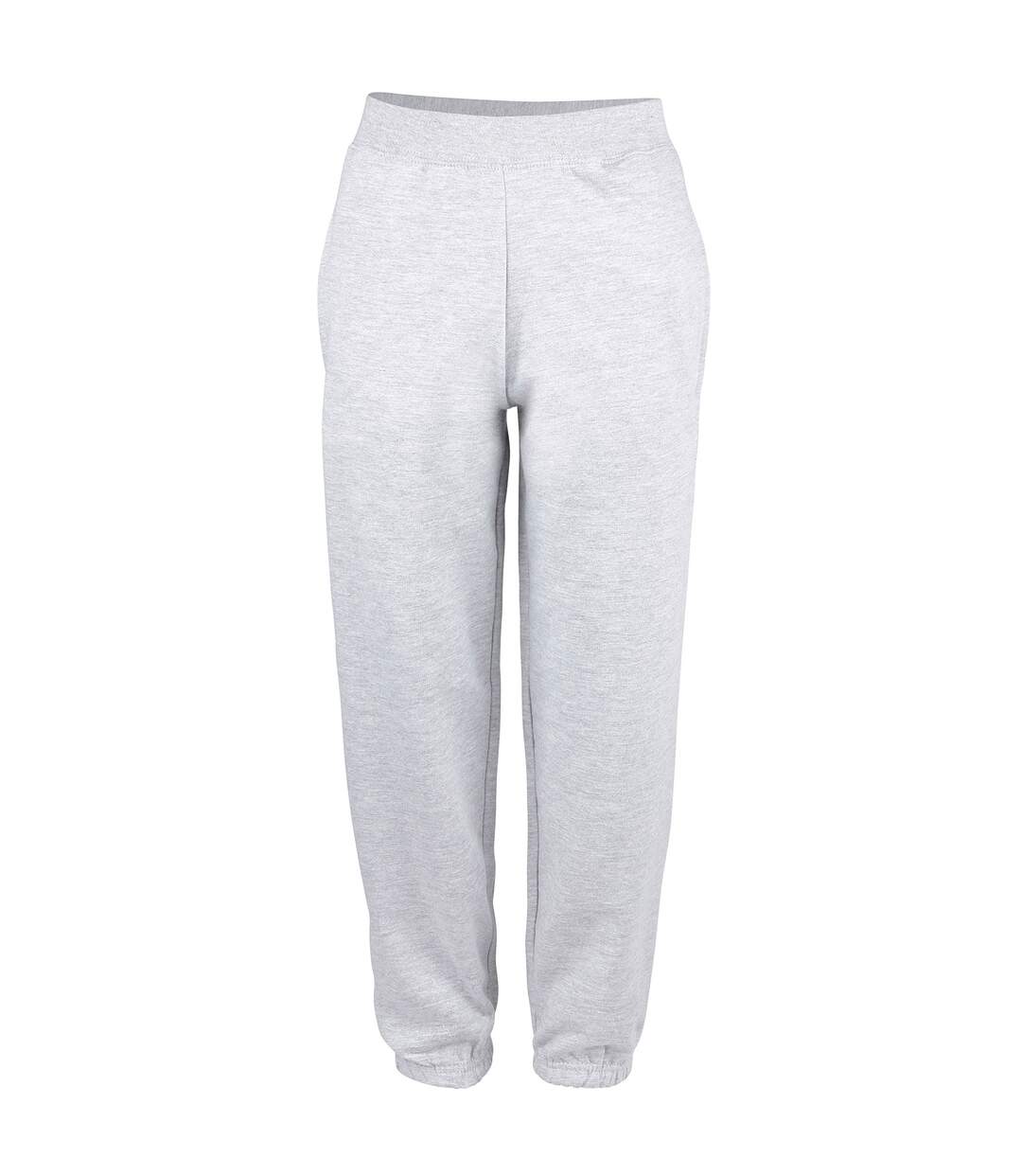 Pantalon de jogging college homme gris chiné Awdis