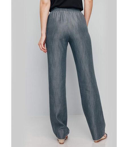 Pantalon fluide ceinture élastiquée