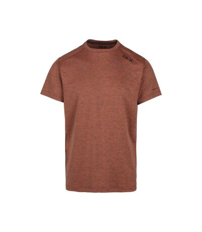 Mens doyle dlx marl t-shirt burnt orange Trespass