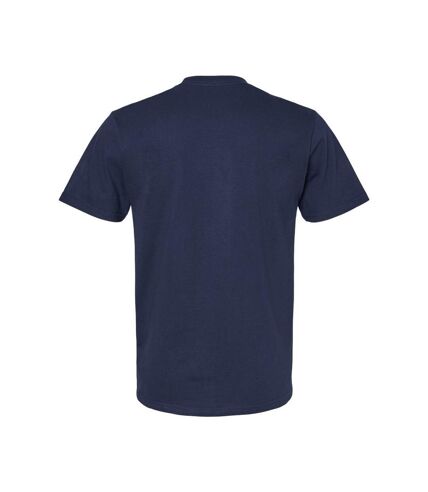 Unisex adult softstyle midweight t-shirt navy blue Gildan