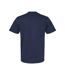 Unisex adult softstyle midweight t-shirt navy blue Gildan