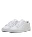 Womens/ladies Jada Platform Trainers Triple White Puma-1