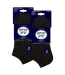 6 Pack Mens Diabetic Trainer Socks | Loose Top Wide Ankle Socks-2