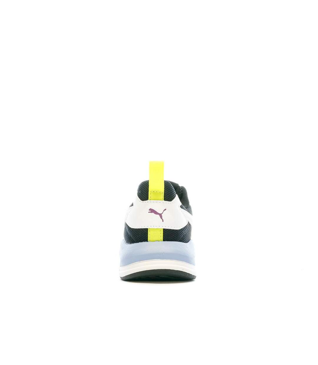 Baskets blanches/jaune/noir homme puma x-ray lite-3